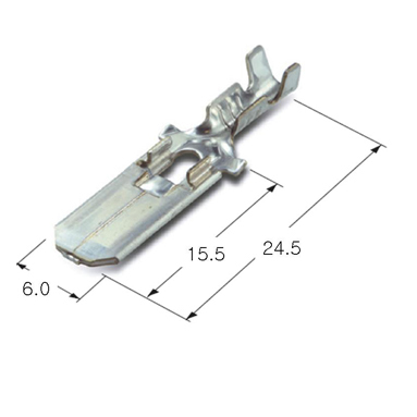 250 SLIP ON MALE TERMINAL(M) st740255,7.730.14630.39_1616