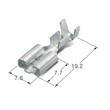 st730428-1 st730428-2 (250 slip on terminal)